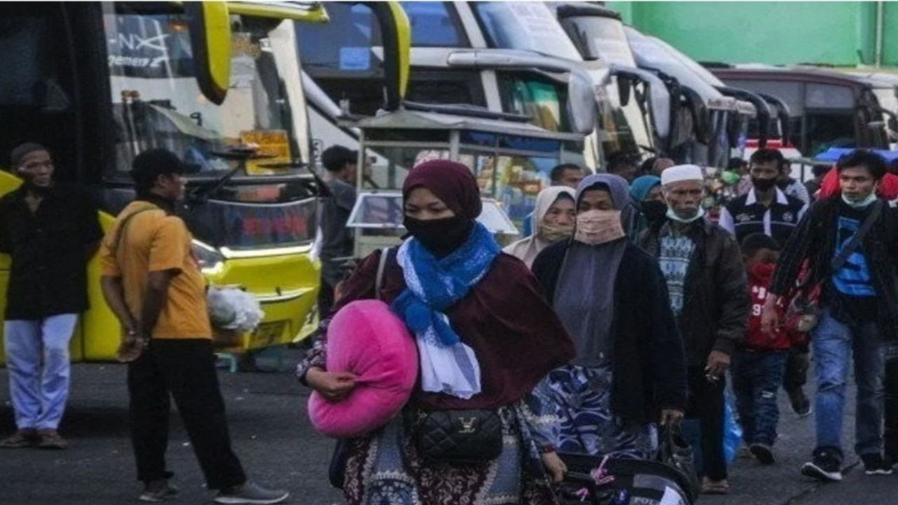 Ilustrasi para pemudik/ist