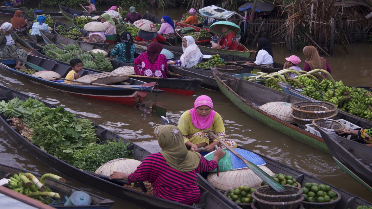 Pasar Terapung Lok Baintan di Kabupaten Banjar, Kalsel/ist