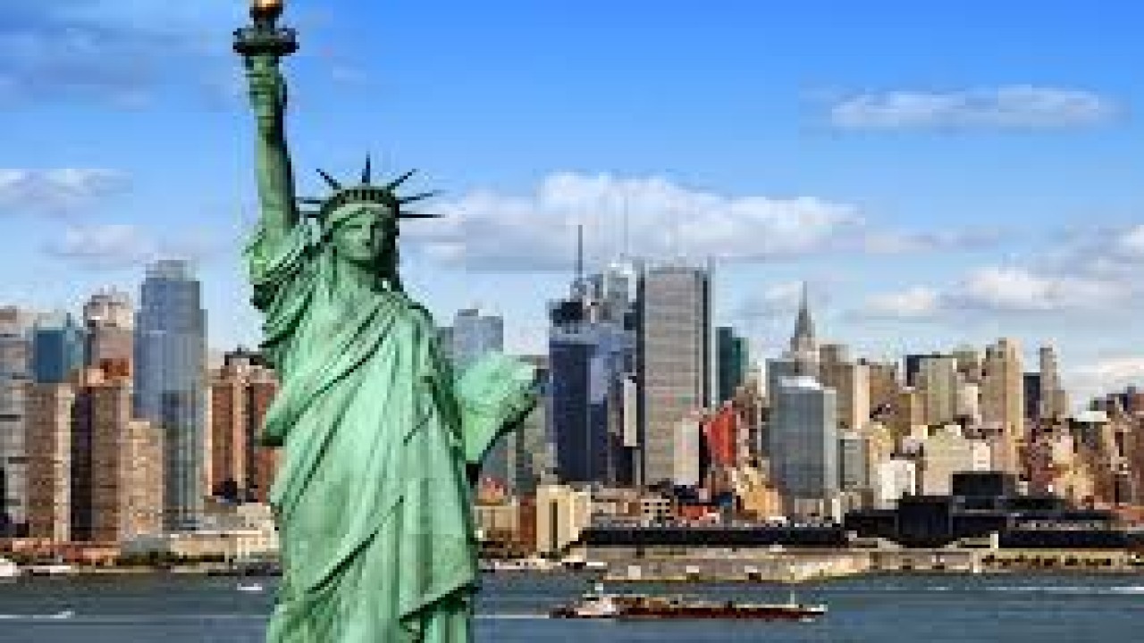 Patung Liberty ikon Amerika Serikat/ist