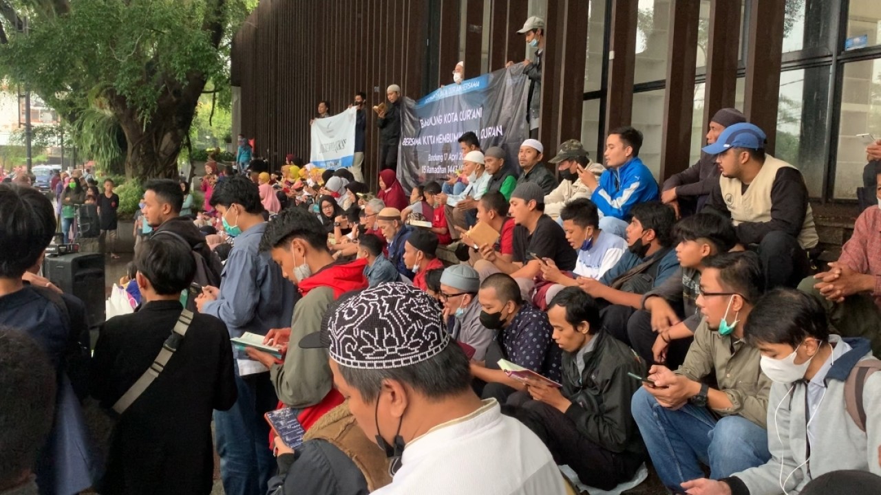 Ratusan Umat Islam Gelar Tadaru Al-Qur'an