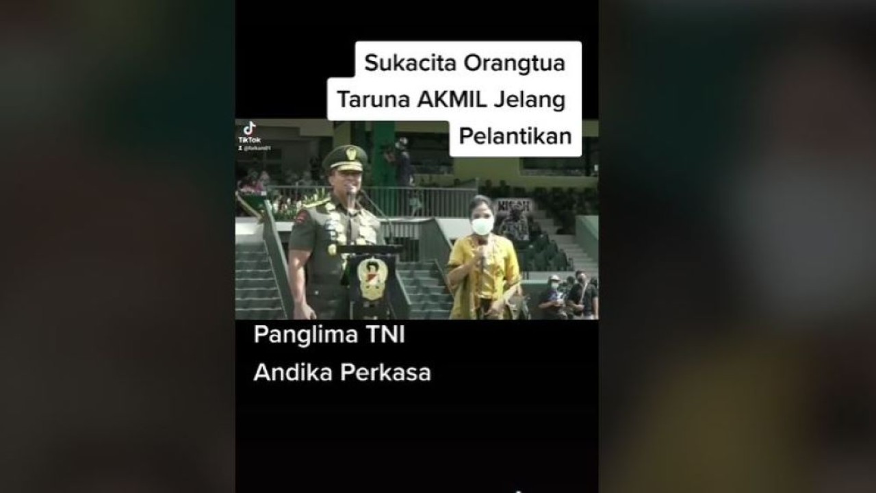 Panglima TNI Jenderal Andika Perkasa. (Tangkapan layar/Istimewa)
