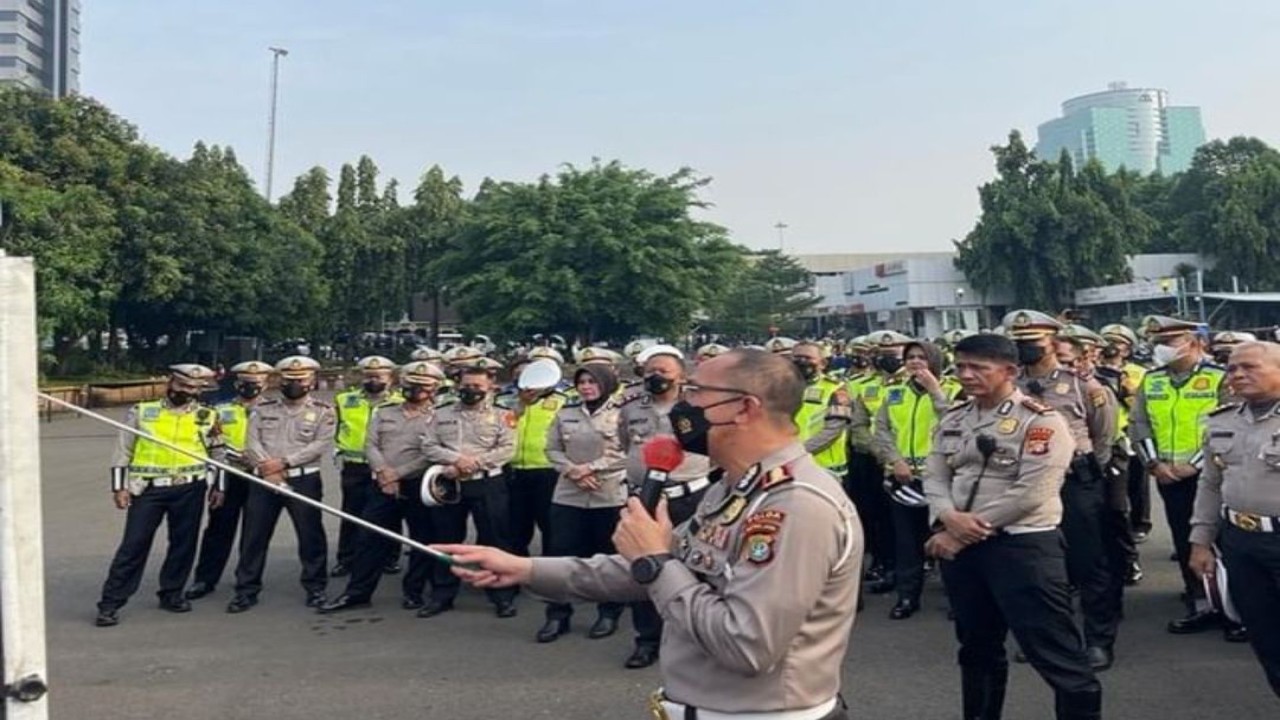 Apel pasukan pengamanan aksi buruh May Day/ist