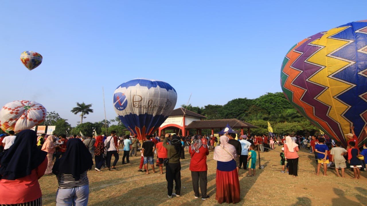 Ilustrasi lokasi atraksi hiburan balon udara/ist