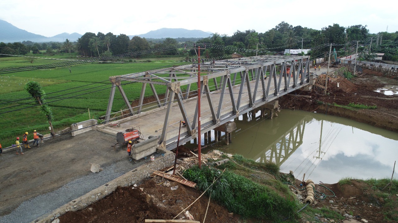 Ilustrasi pembanungan jembatan/ist