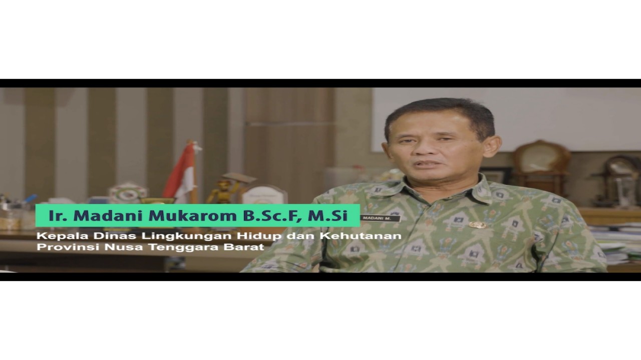 Kadis Lingkungan Hidup dan Kehutanan Provinsi NTB, Madani Mukarom. Foto (istimewa)