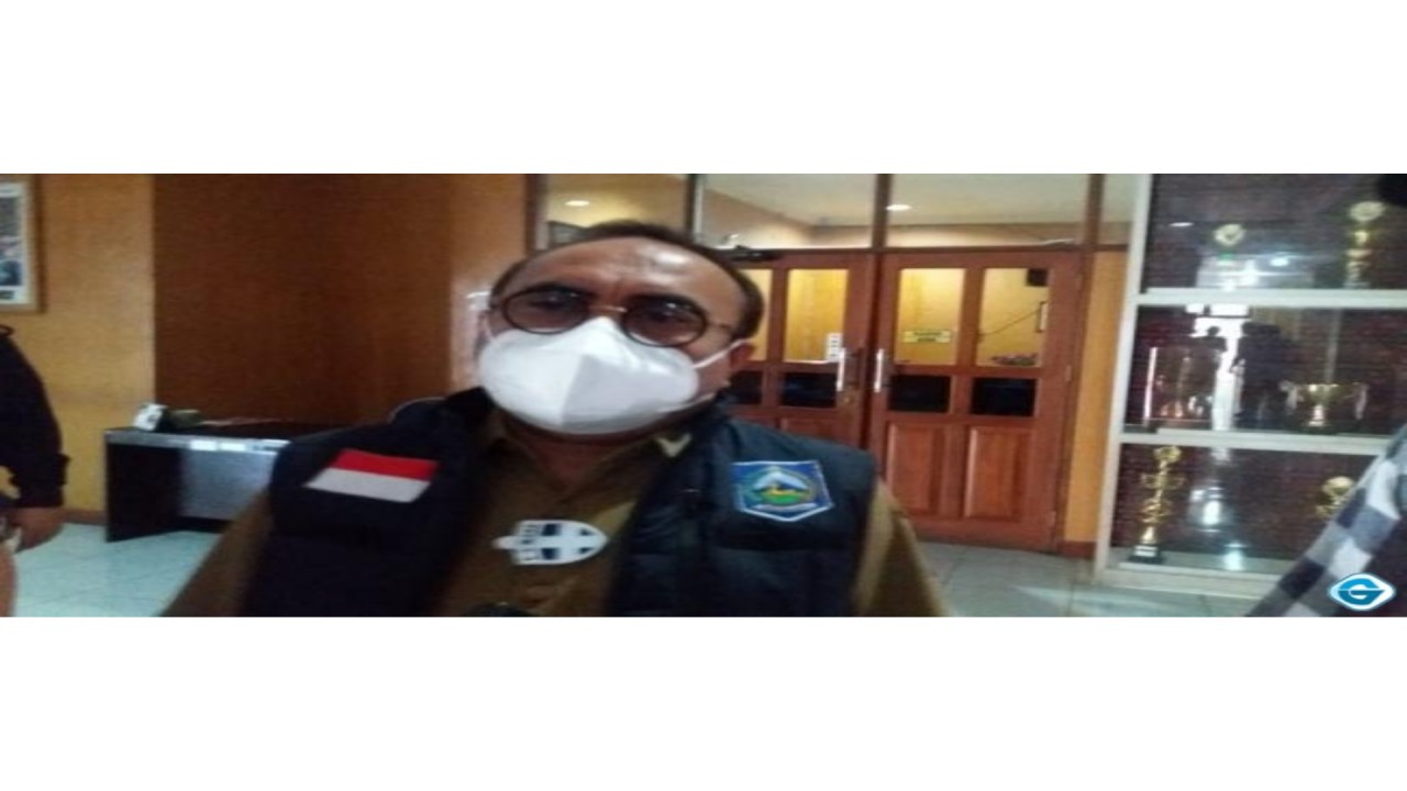 Komandan Lapangan MXGP Sumbawa 2022, Ridwansyah saat menggelar konferensi pers kepada sejumlah awak media pada Rabu(25/5/2022). Foto (Ist.)