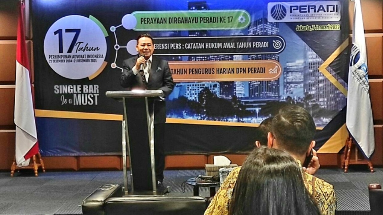 Ketua Umum DPN Peradi Otto Hasibuan/ist