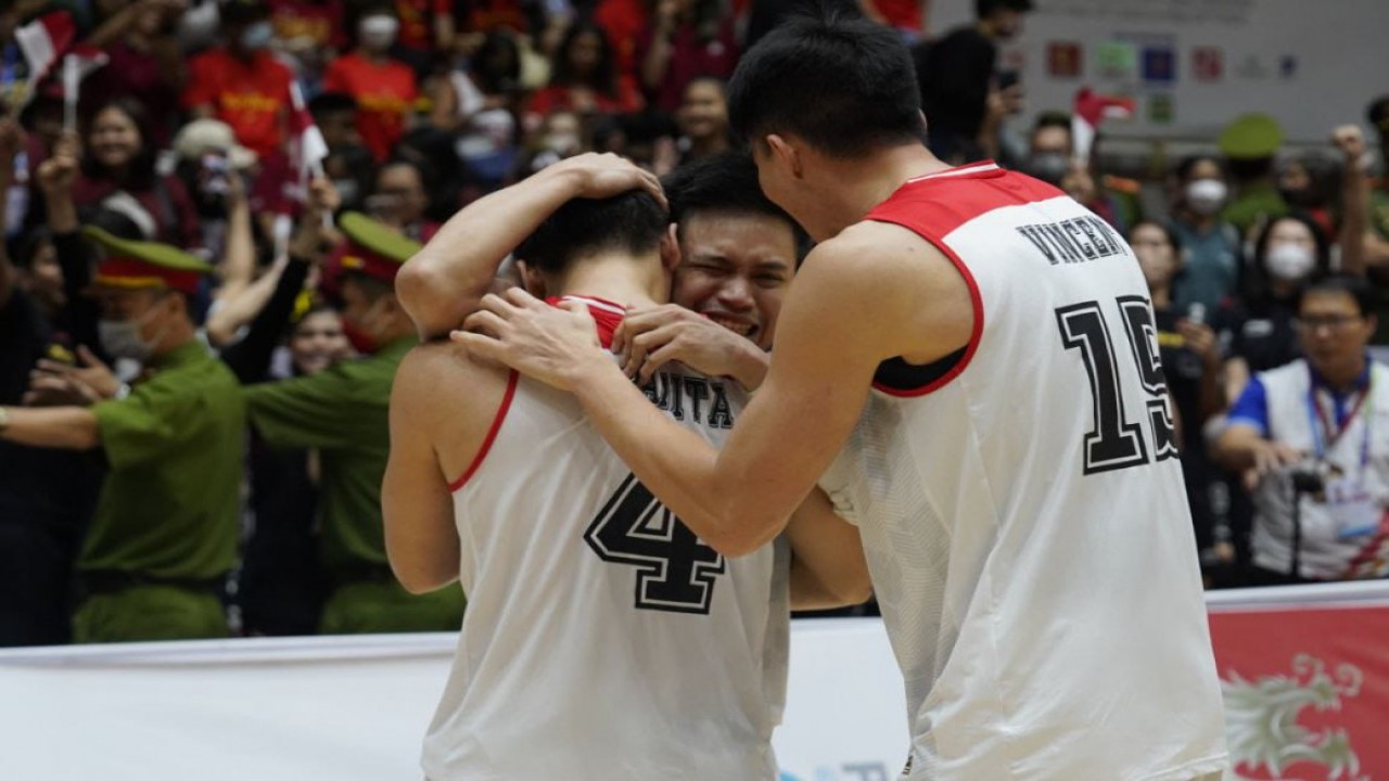 Pemain Timnas Basket Indonesia