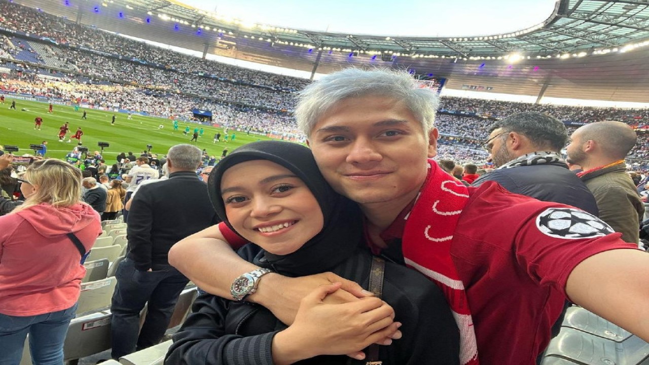 Rizky Billar dan Lesti Kejora di Stadion Stade de France, Prancis /ist