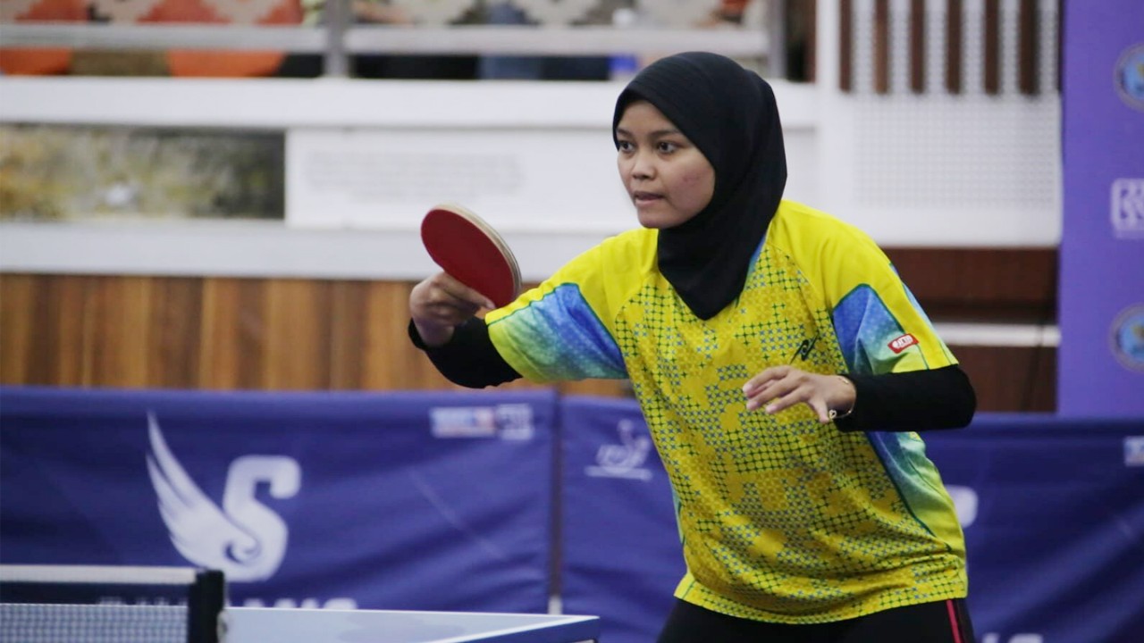 Atlet Tenis Meja Putri peserta Smash on Drugs 2022 di Bali.
