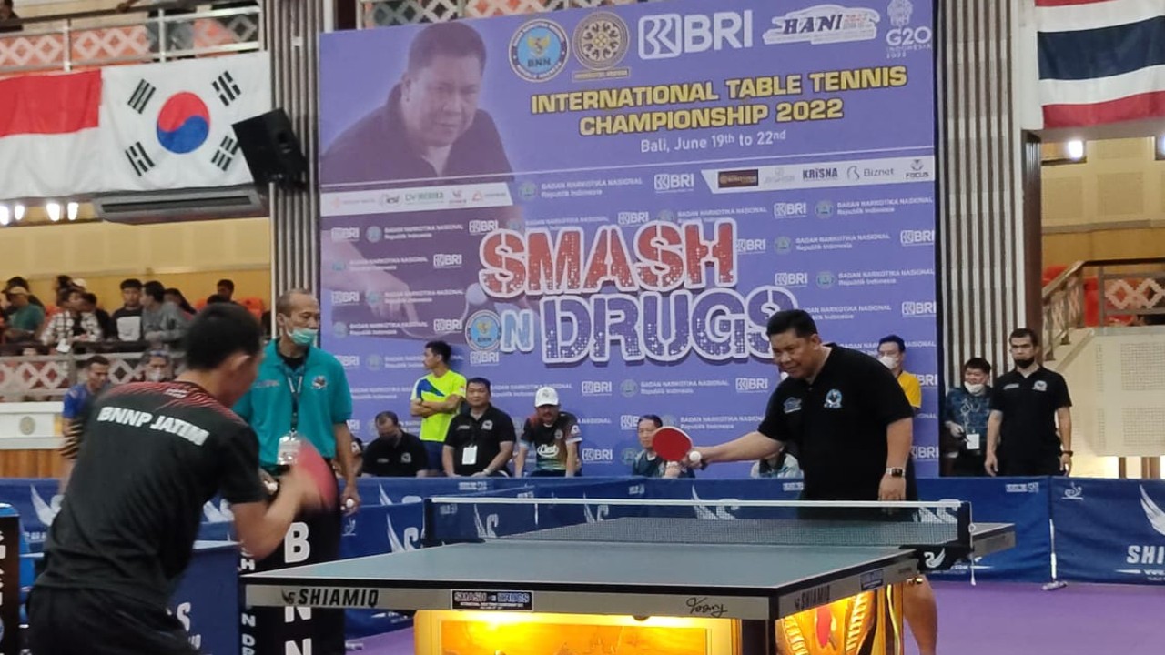 Melalui Tenis Meja, Semangat “War On Drugs” Mendunia