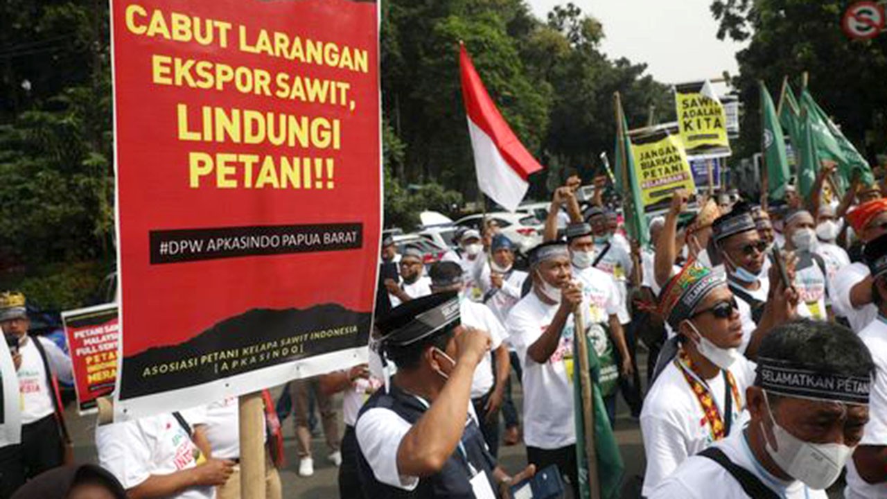 Ilustrasi demo petani kepala sawit/ist