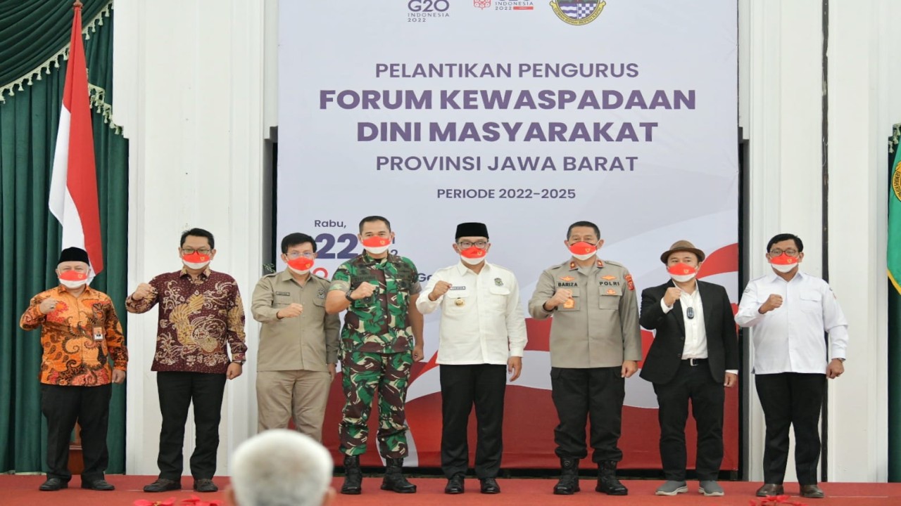 Pelantikan forum FKDM Jabar