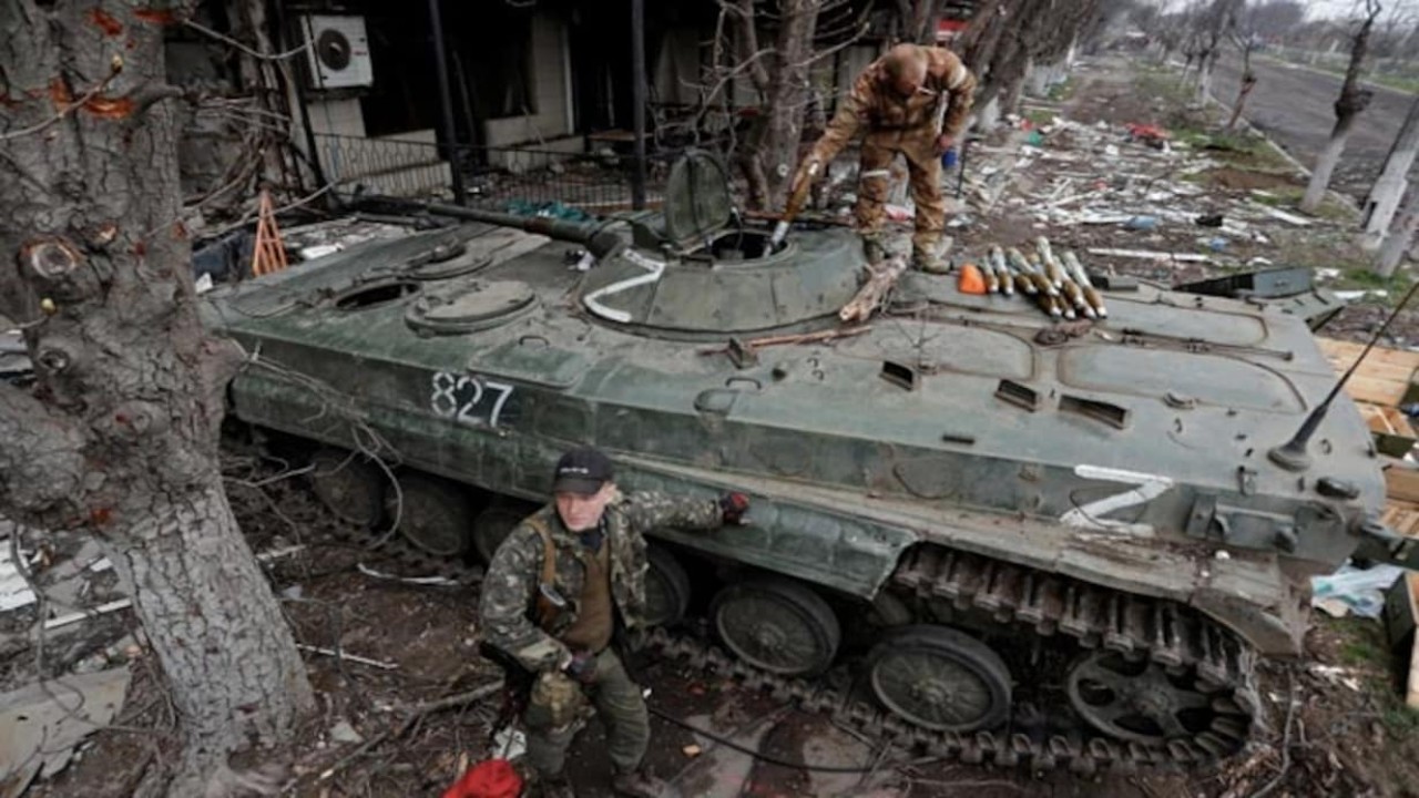 Kota Mariupol hancur lebur digempur pasukan Rusia/ist