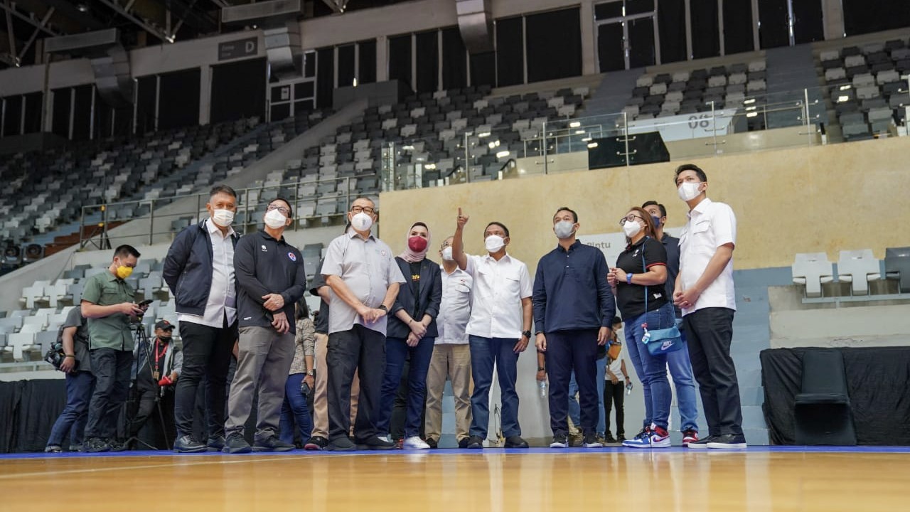 Menpora tinjau Timnas Basket dan venue jelang FIBA Asia Cup 2022
