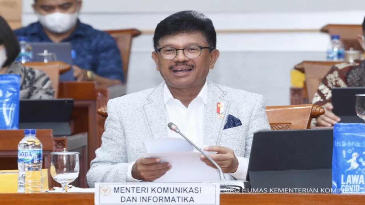 Menteri Kominfo Johnny G. Plate