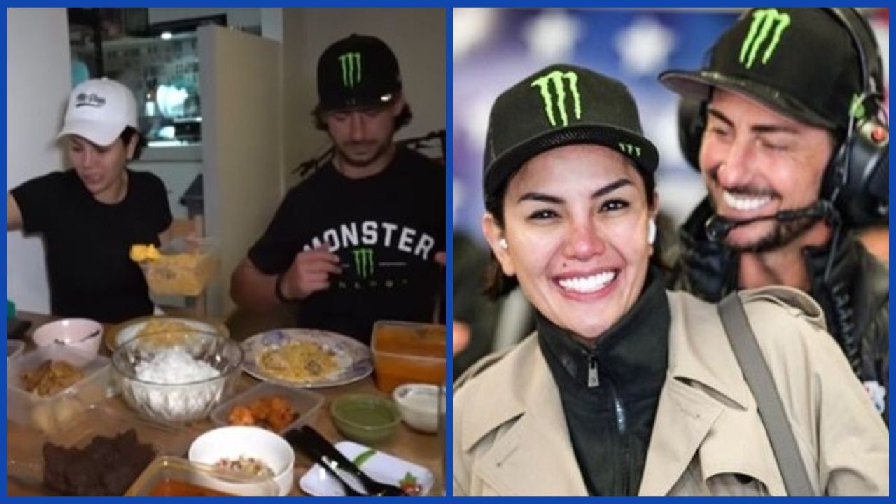 Nikita Mirzani dan John Hopkins/ist