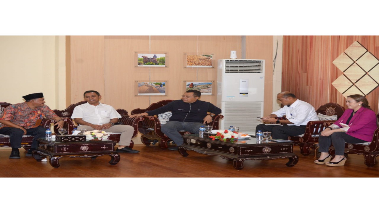 persiapan graoundbreaking pengembangan kawasan budidaya udang terintegrasi (shrimp estate) yang akan dibangun di wilayah Sumbawa. Foto (Istimewa)