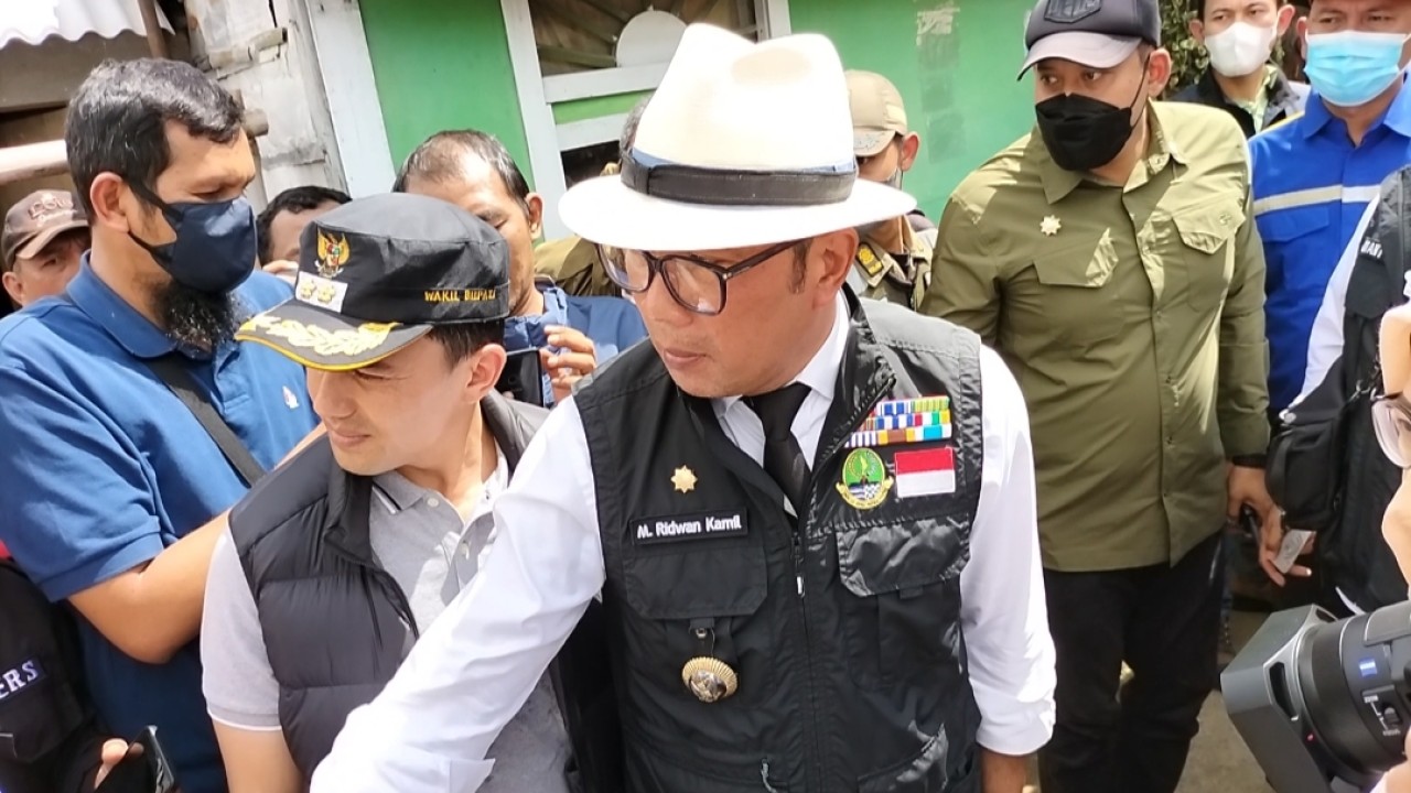 Ridwan Kamil minta Ridwan Kamil minta warga laporkan perusak lingkungan. Foto: Saifal Ode
