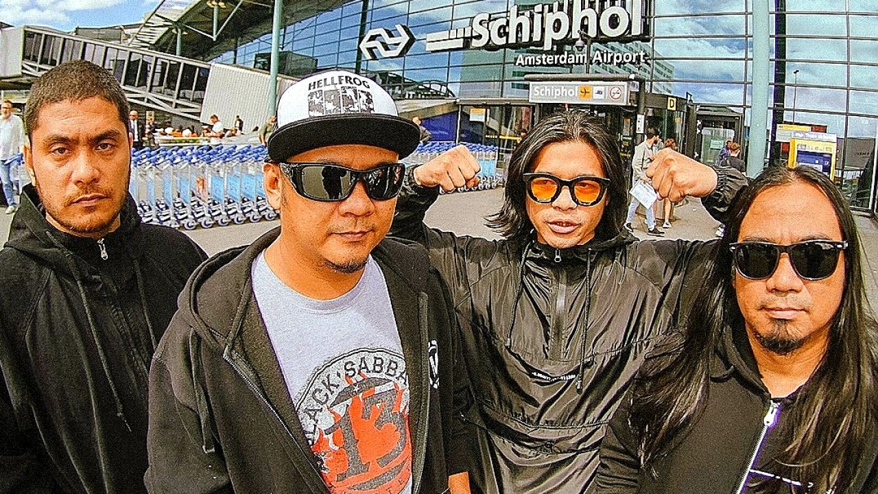 Band Burgerkill tiba di Rotterdam, Belanda/Instagram