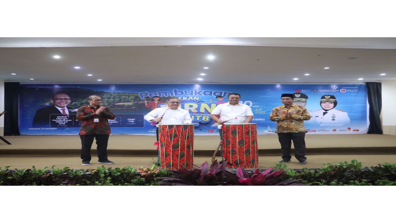 Gubernur NTB, Zulkieflimansyah saat pembukaan Pekan PIRN di Gedung Graha Bakti Praja Kantor Gubernur NTB, Senin (11/7/2022). Foto (istimewa)