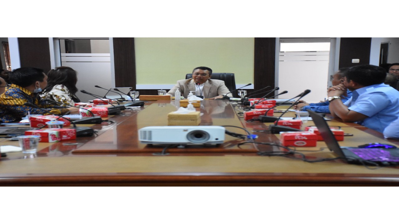 Rapat Rencana Pembangunan Sistem Penyediaan Air Minum (SPAM) bertempat di Ruang Rapat Anggrek Kantor Gubernur NTB, Selasa (26/7/2022). Foto (Istimewa)