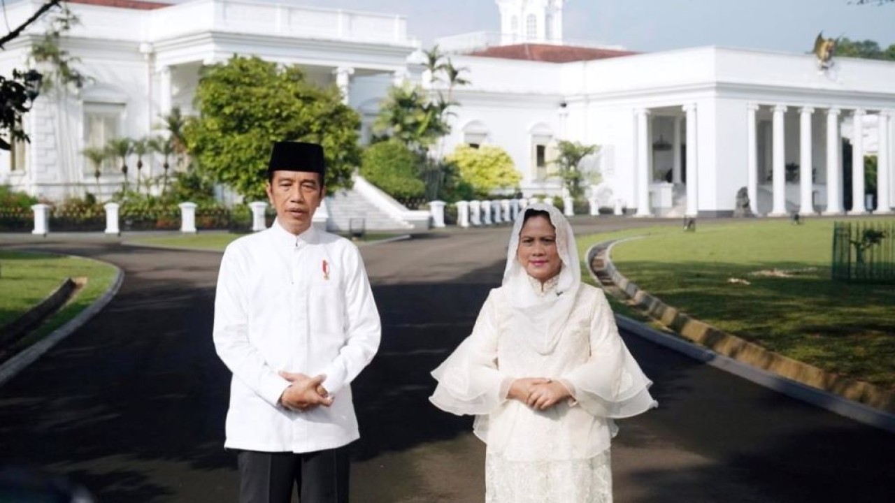 Presiden Joko Widodo (Jokowi) dan Ibu Iriana Jokowi direncanakan bakal melaksanakan salat Iduladha 1443 Hijriah di Masjid Istiqlal, Jakarta, Minggu (10/7/2022). (BPMI SETPRES/UN)