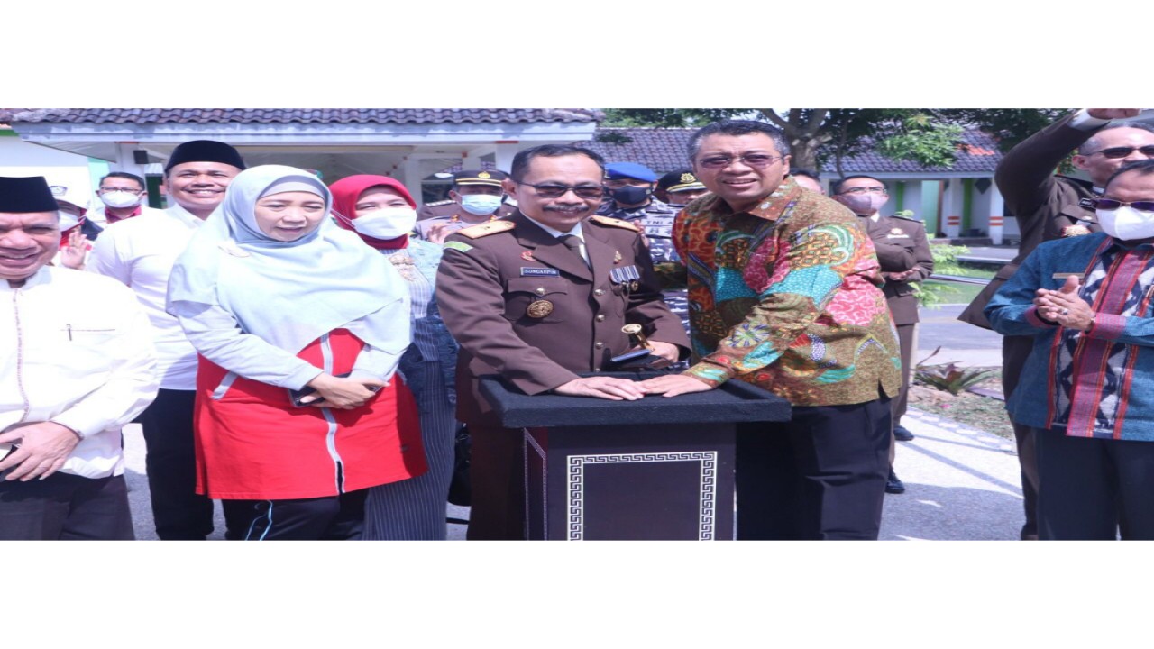 Peresmian Balai Rehabilitasi Adhyaksa di Rumah Sakit Jiwa Mutiara Sukma, Selagalas, Jumat (22/07/2022). Foto (Istimewa)