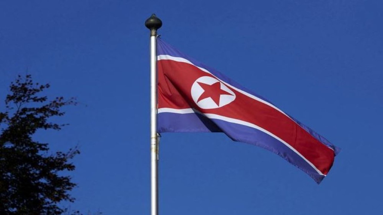 Ilustrasi. Bendera Korea Utara. (Reuters)