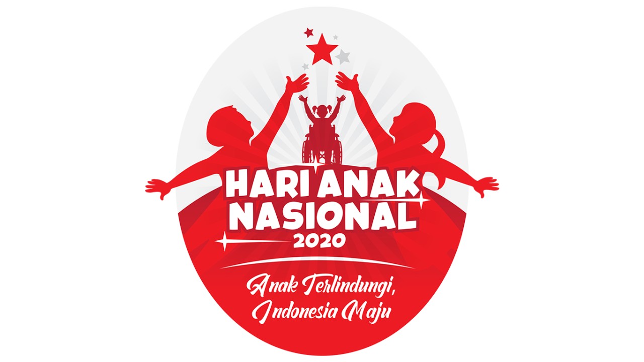 Logo dan tema Hari Anak Nasional 2022/ist