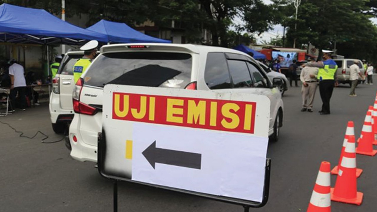 Lokasi uji emisi kendaraan/ist