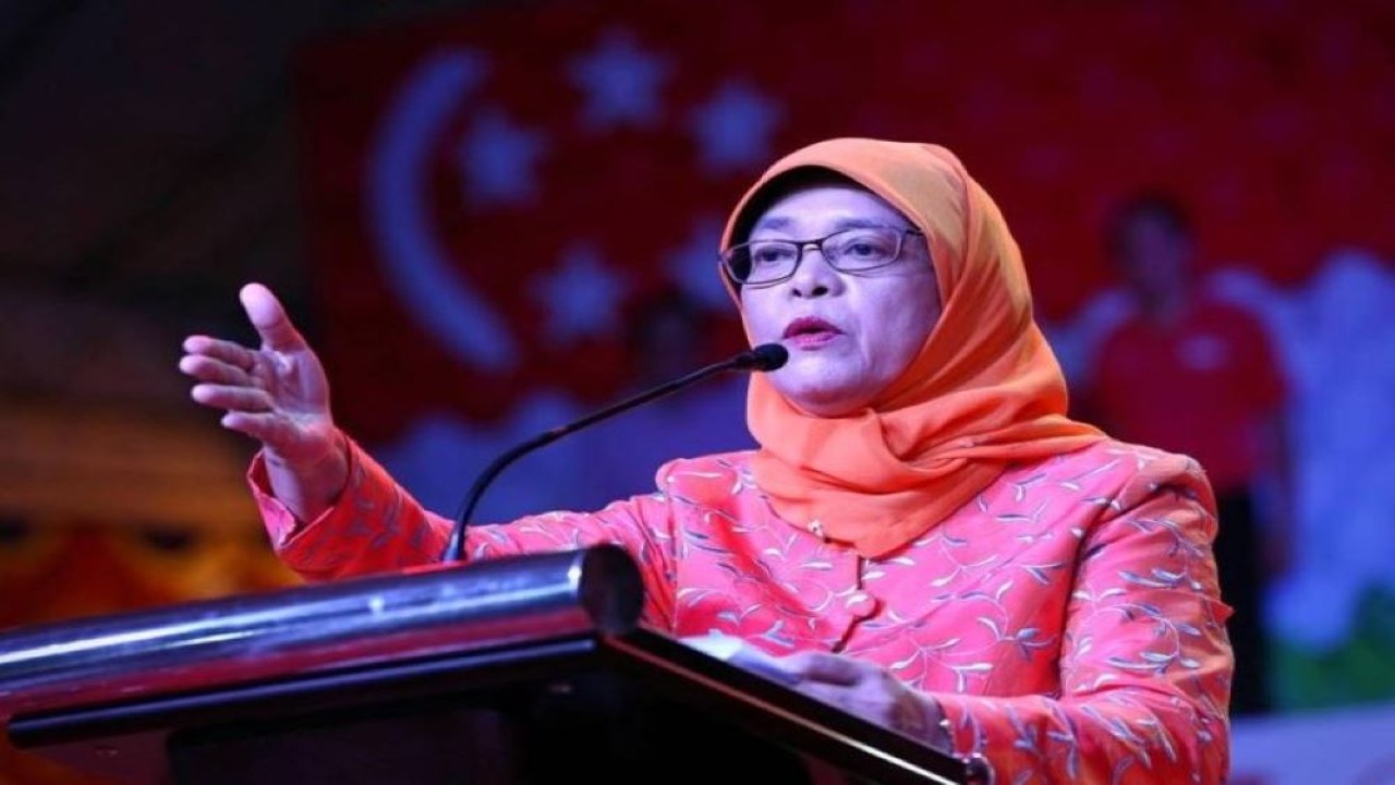 Presiden Singapura Halimah Yacob. (Malay Mail)