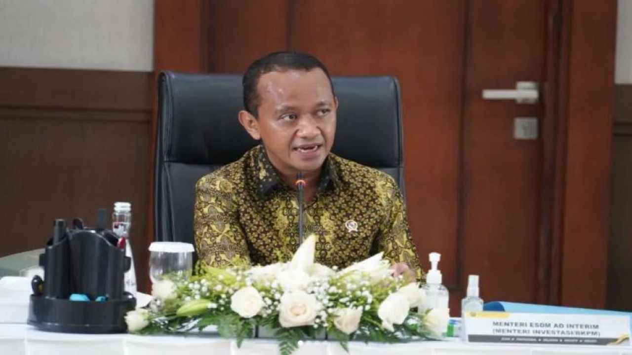 Menteri Investasi/Kepala Badan Koordinasi Penanaman Modal (BKPM) Bahlil Lahadalia . (Instagram @bahlillahadalia)