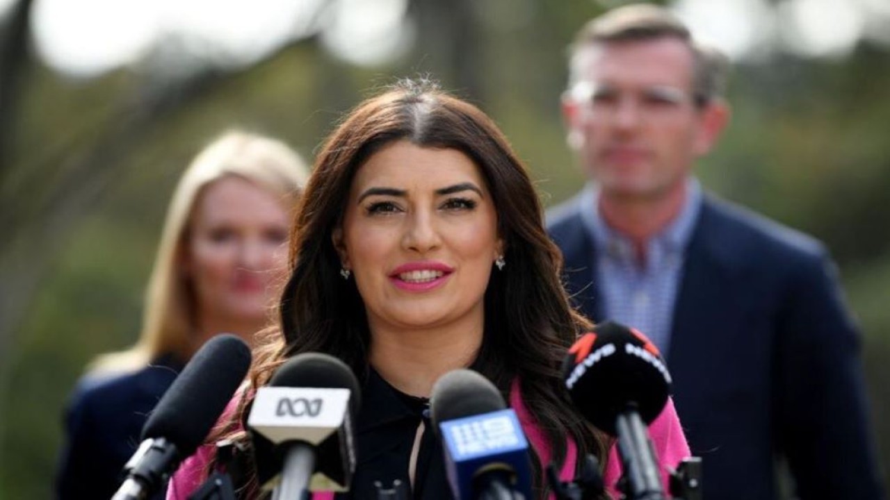 Menteri Bisnis Kecil dan Perdagangan yang Adil New South Wales Eleni Petinos dipecat dari jabatannya. (The Daily Telegraph)
