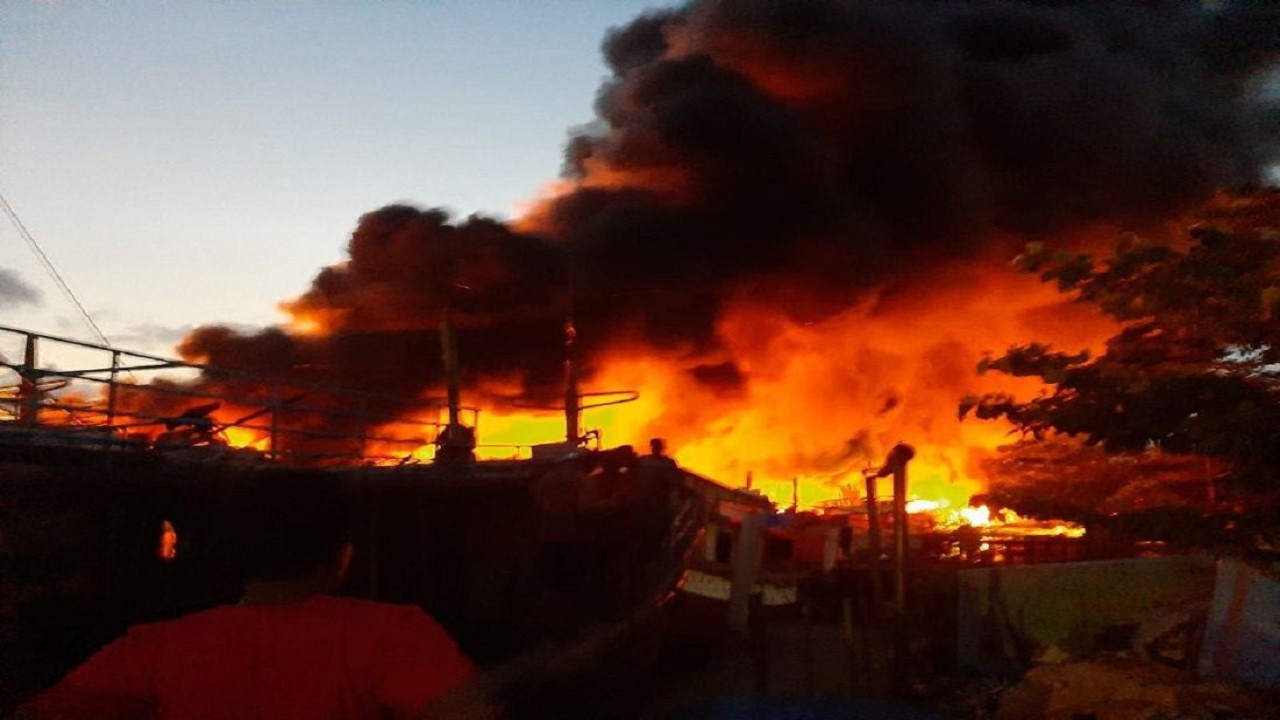 Ilustrasi ledakan dan pembakaran/ist