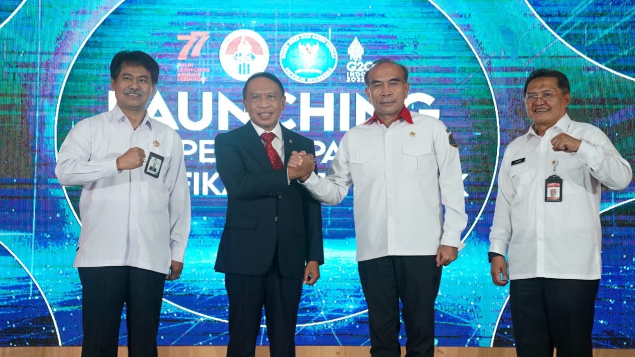 Kemenpora dan BSSN Launching Penerapan Tanda Tangan Elektronik