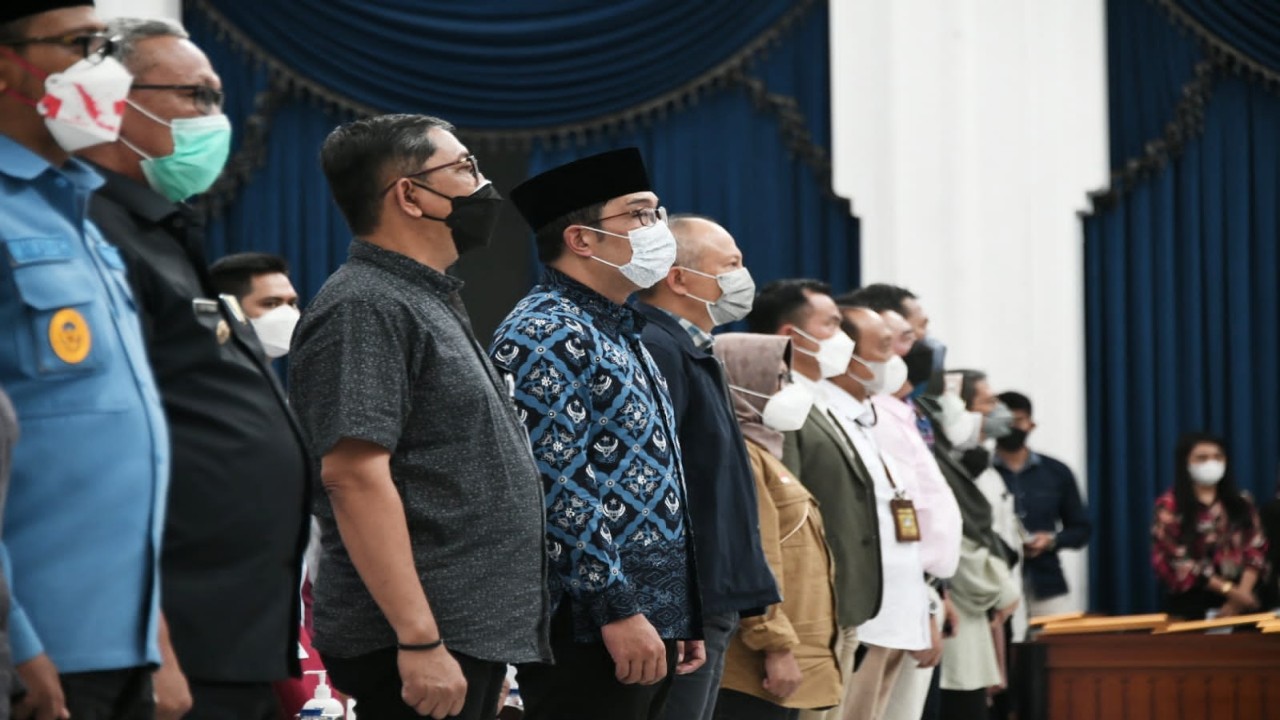 Pemprov Jabar dan 11 kota Kabupaten Ray penghargaan.