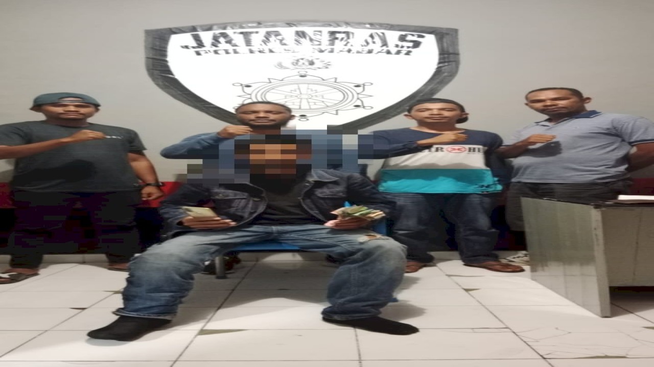 Pelaku Judi Online saat diamankan Polisi. Foto (Istimewa)