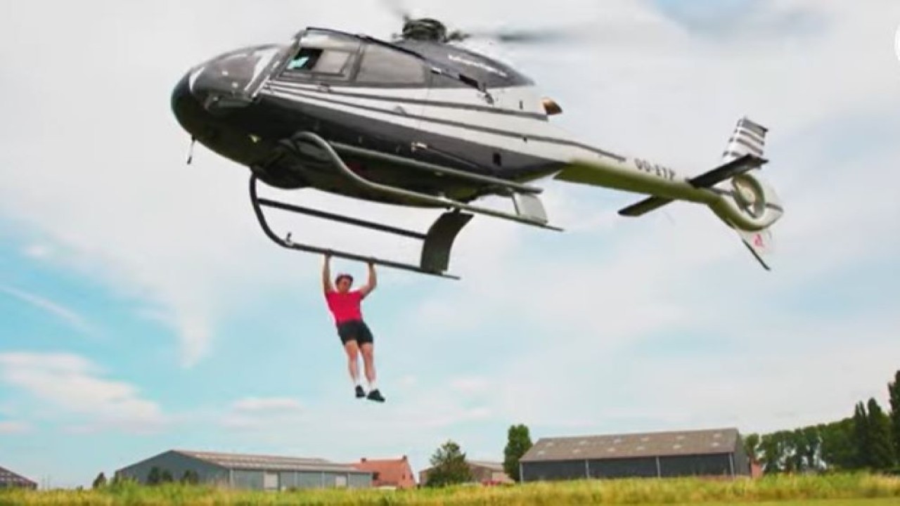 Stan Bruininck mencetak rekor dunia guinness baru. (Tangkapan layar)