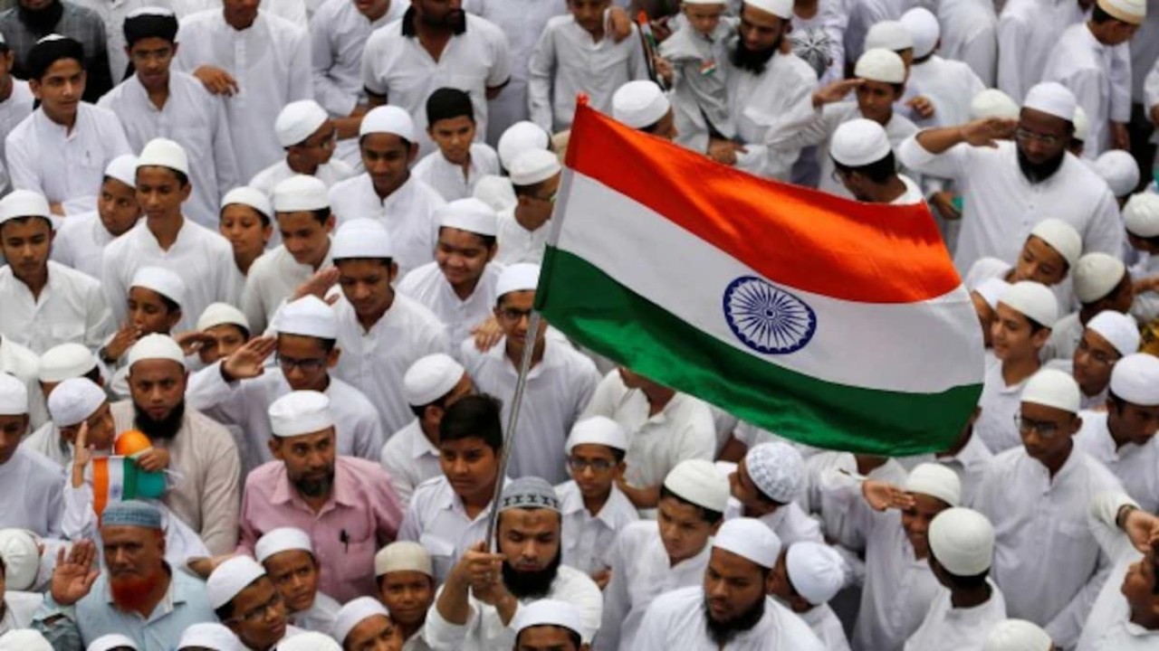 Aksi unjuk rasa warga Muslim India/ist