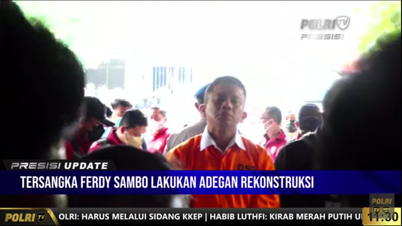 Ferdy Sambo. (Polri TV Radio)