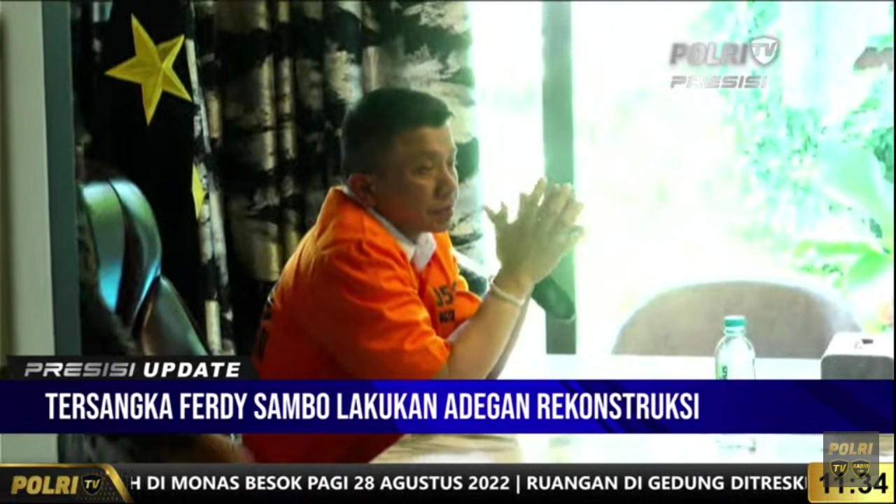 Ferdy Sambo. (Polri TV Radio)
