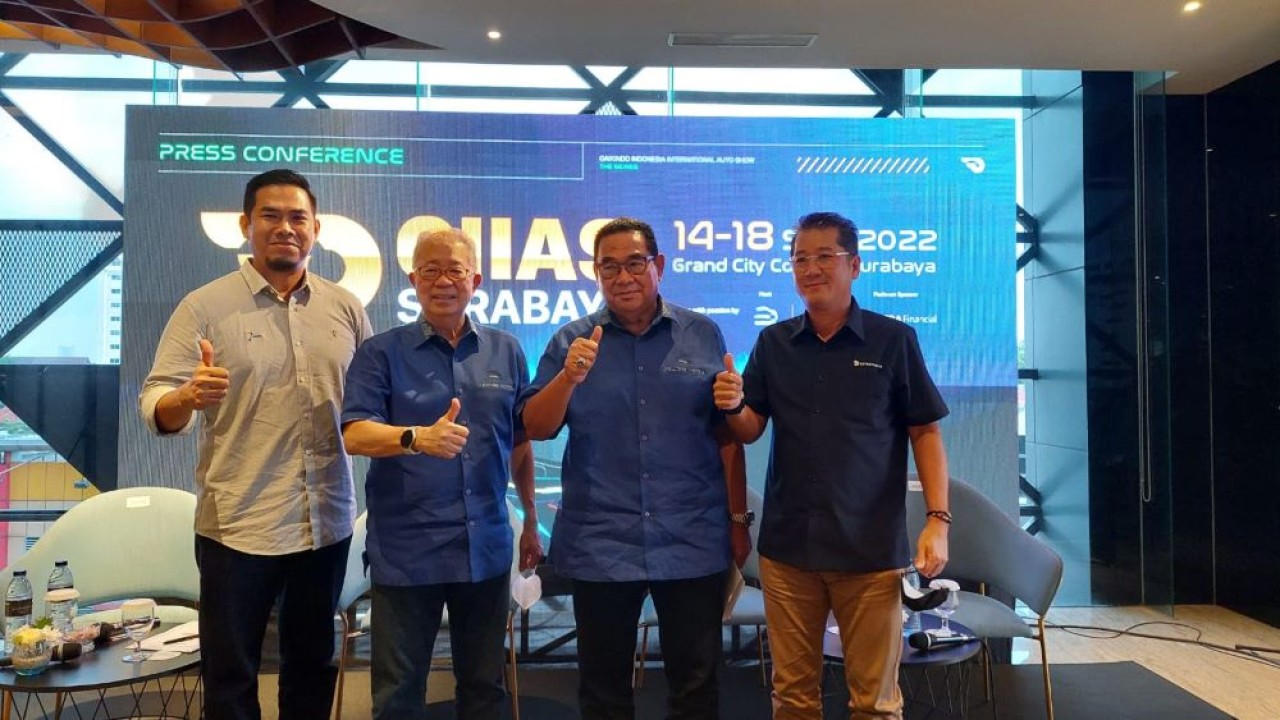 Press Conference pameran otomotif terbesar di Indonesia, GIIAS Surabaya 2022, Rabu (31/8/2022). (Istimewa/Amara Tujuh Perjuangan)