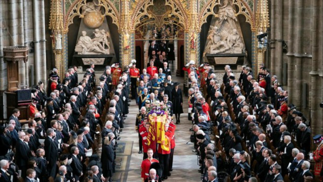 Prosesi pemakaman Ratu Elizabeth II. (Net)