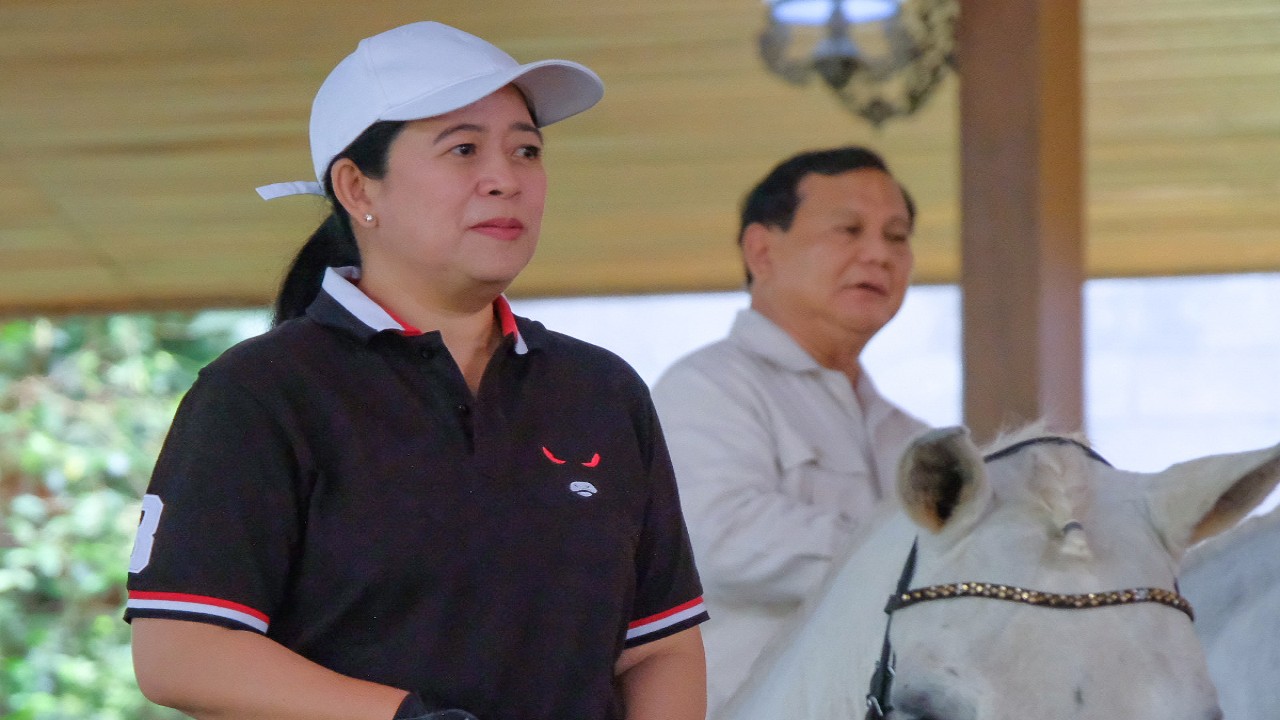 Ketua DPR RI Puan Maharani bertemu Ketua Umum Gerindra, Prabowo Subianto