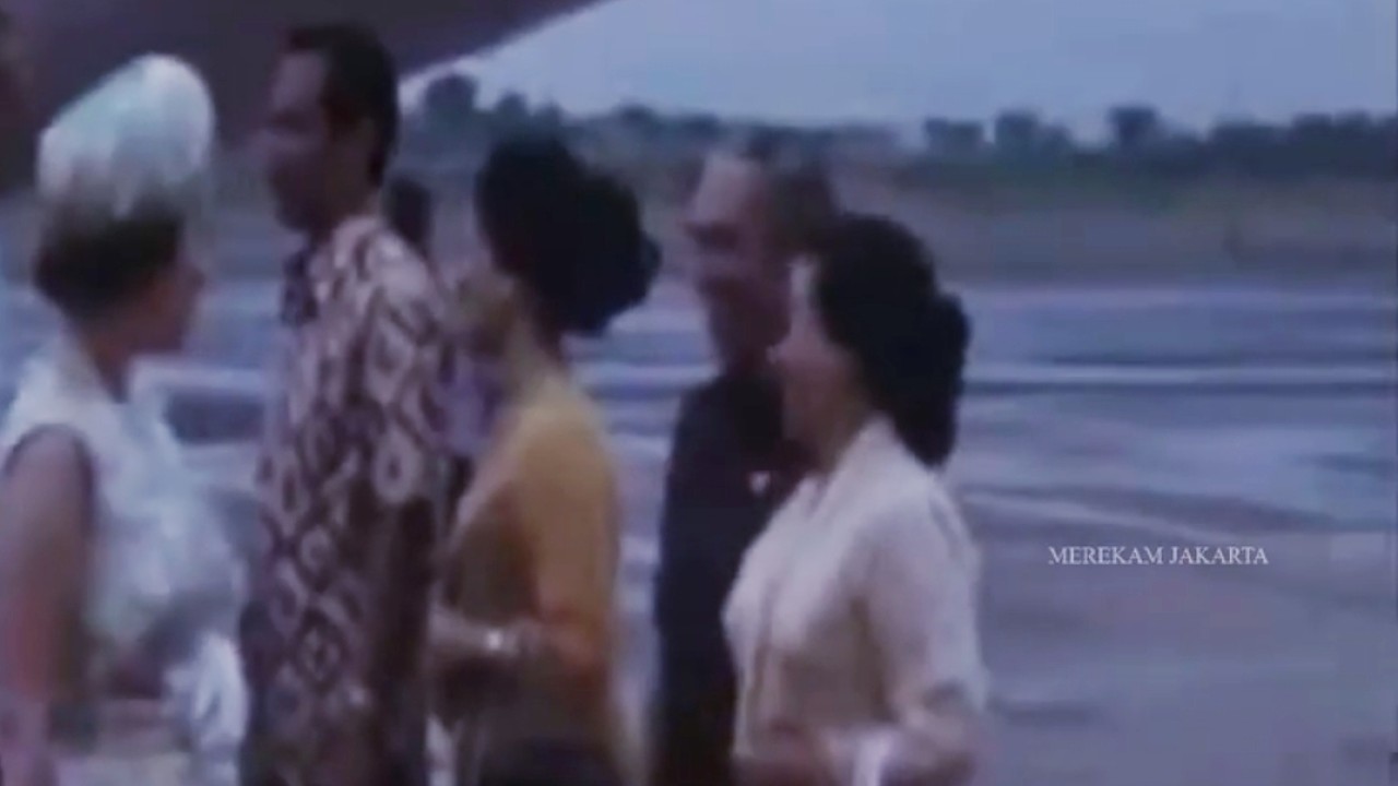 Momen Ratu Elizabeth ll berkunjung ke Jakarta/Instagram