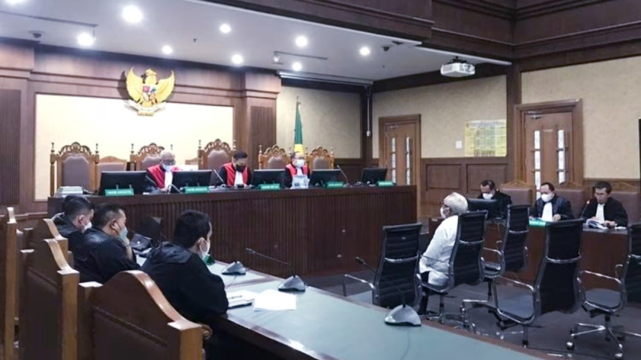 Sidang terdakwa kasus dugaan korupsi izin ekspor minyak goreng/net