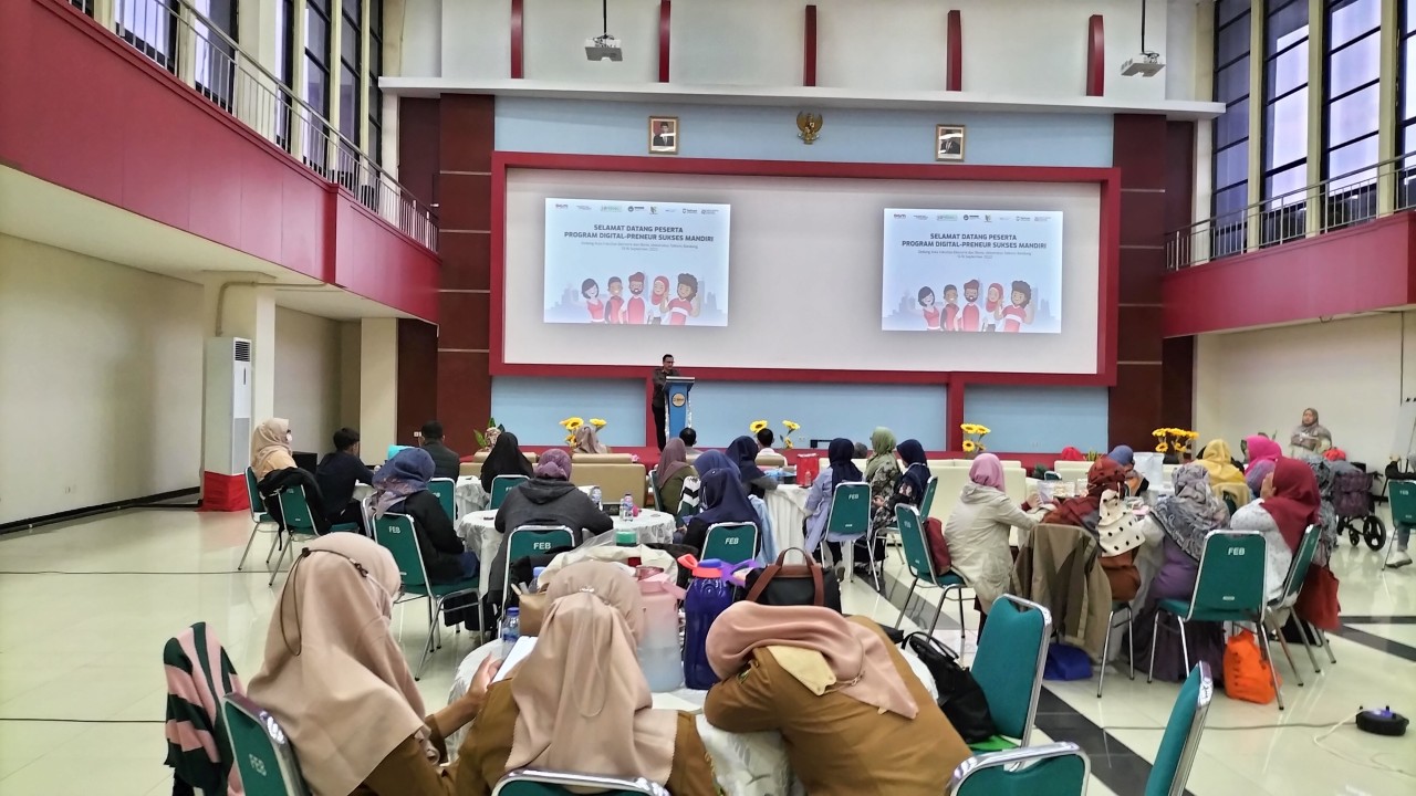 Telkom University gelar pelatihan untuk pelaku UMKM di Kabupaten Bandung.
