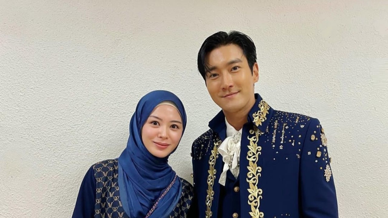 Ayana Moon dan Siwon Super Junior/Instagram