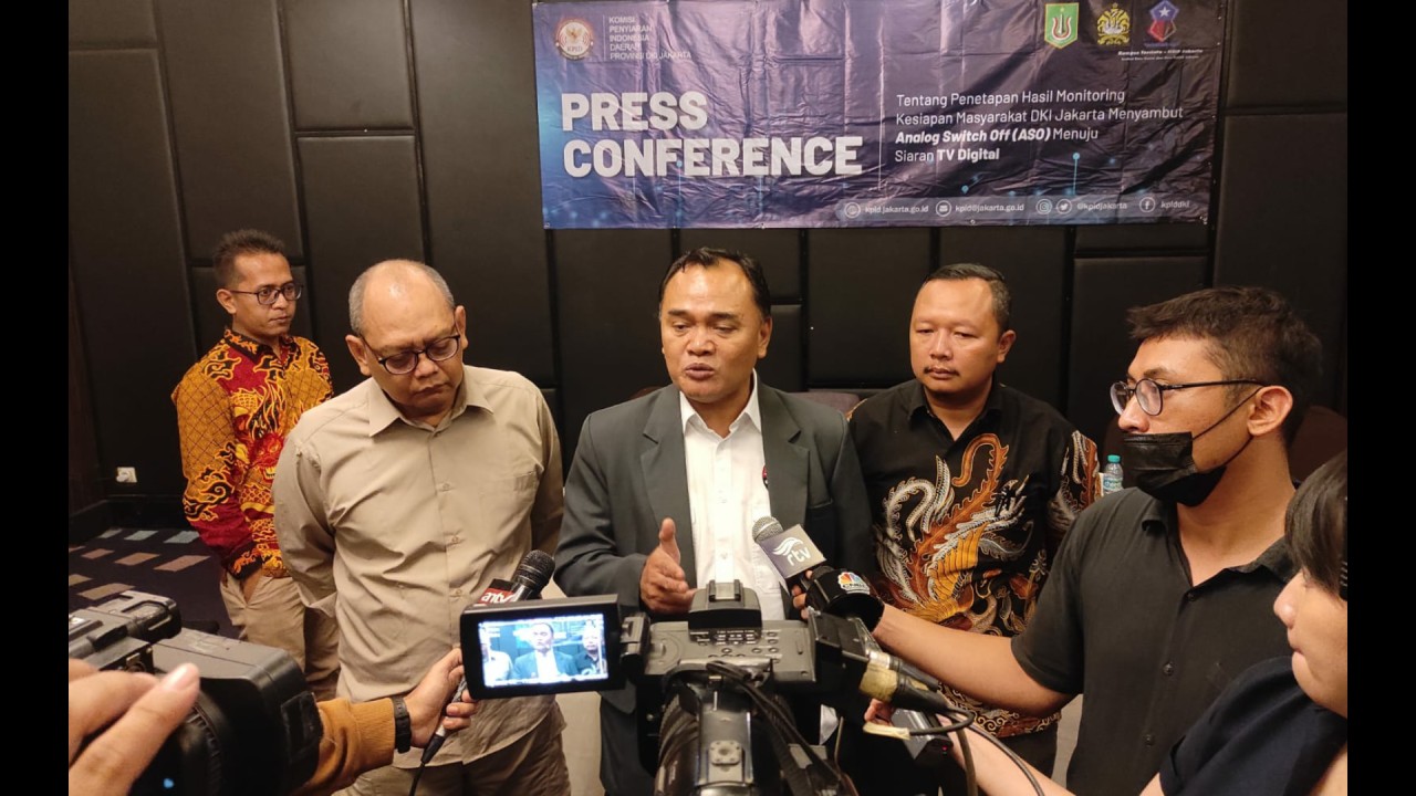 Konferensi pers KPID DKI Jakarta.